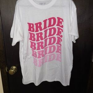 Freeze White and Pink Bride Short Sleeve Tee